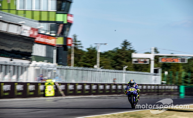 Valentino Rossi, Yamaha, test de Brno agosto