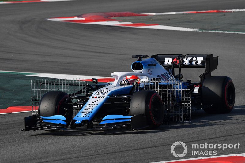 Robert Kubica, Williams FW42, con sensori aerodinamici