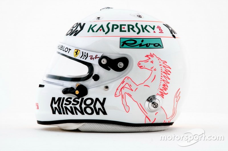 Casco de Sebastian Vettel, Ferrari