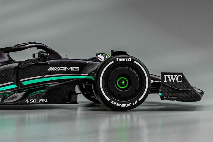 Mercedes W14 detalle