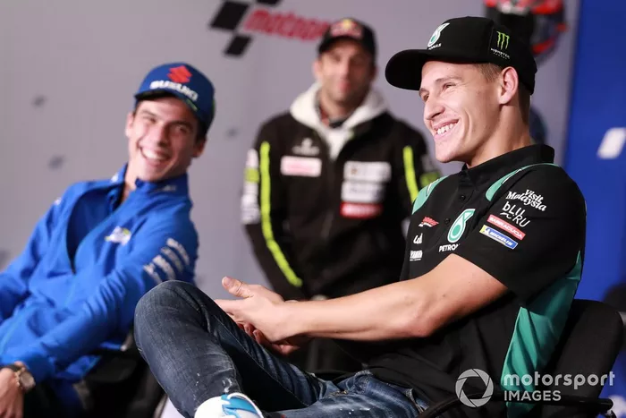 Joan Mir, Team Suzuki MotoGP, Fabio Quartararo, Petronas Yamaha SRT