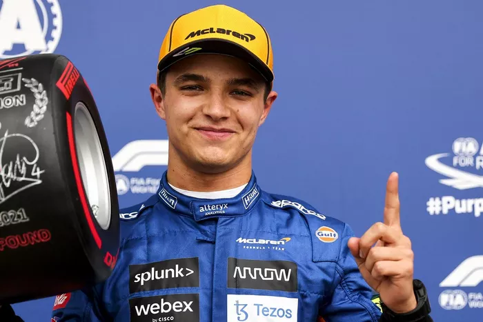 Lando Norris (McLaren): 21 años, 10 meses y 13 días