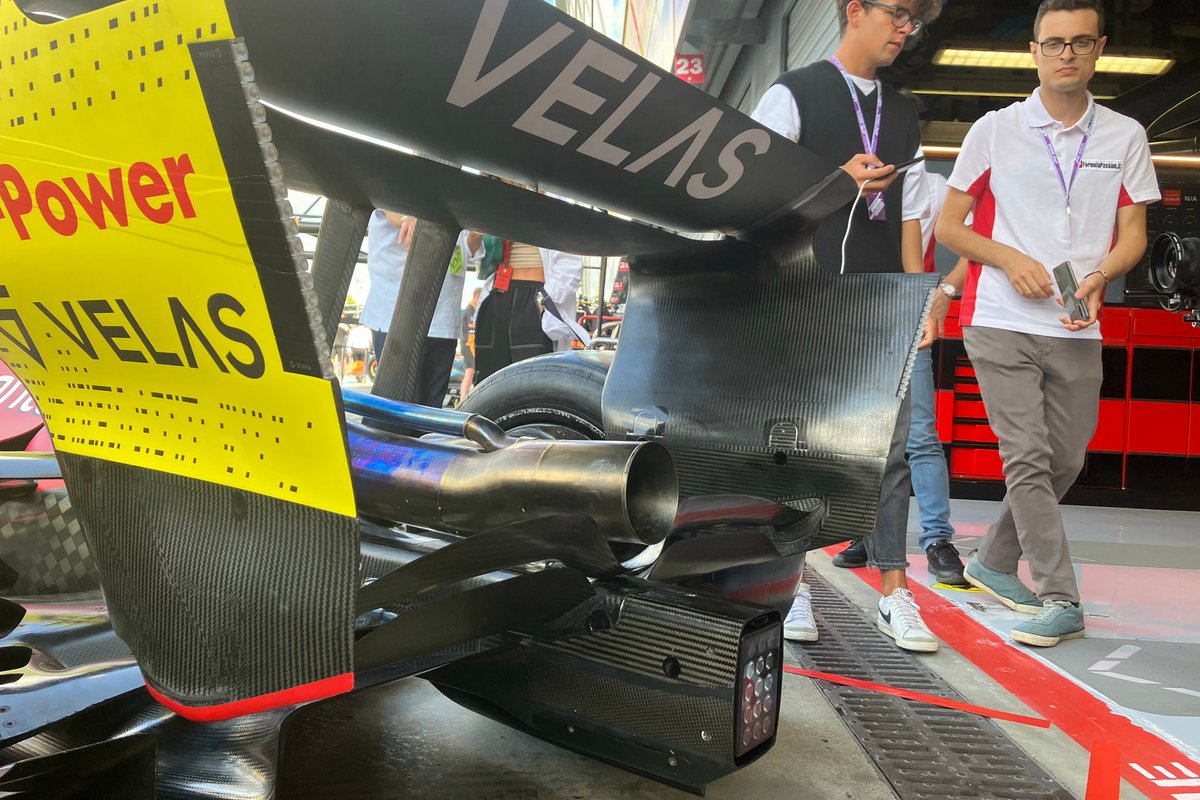 Detalles técnicos del Ferrari F1-75