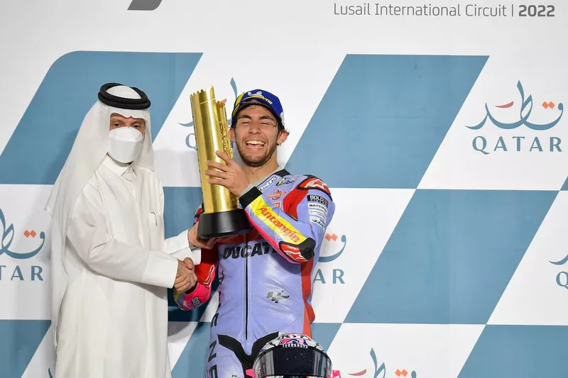 Podio: Vincitore della gara Enea Bastianini, Gresini Racing MotoGP