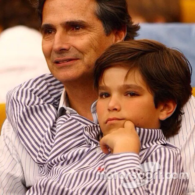 Nelson y Pedro cuando era pequeño