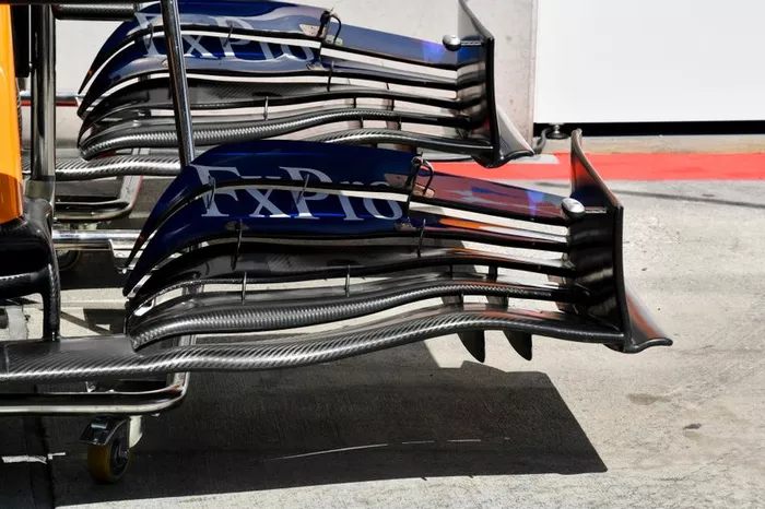 Alerón delantero del McLaren MCL34 