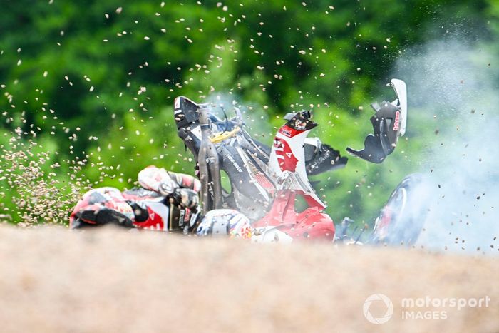 Takaaki Nakagami, caída del equipo LCR Honda