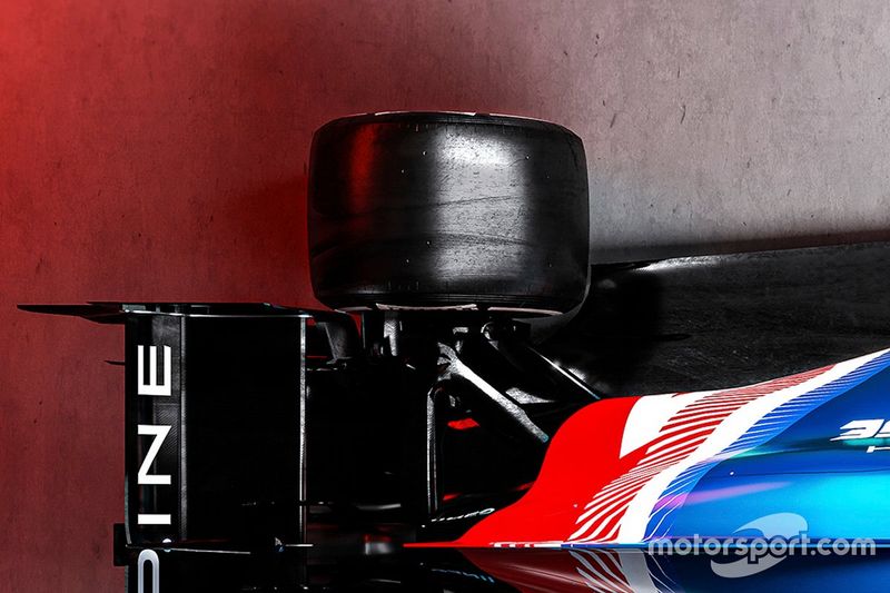 Detalle del Alpine A521 