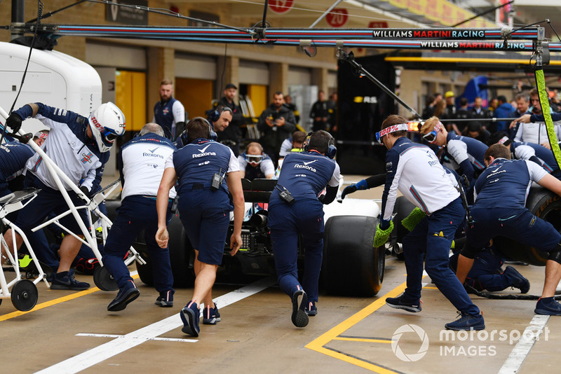 Williams Racing тренує піт-стопи