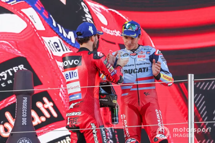 Marc Marquez, Gresini Racing, Francesco Bagnaia, Ducati Team