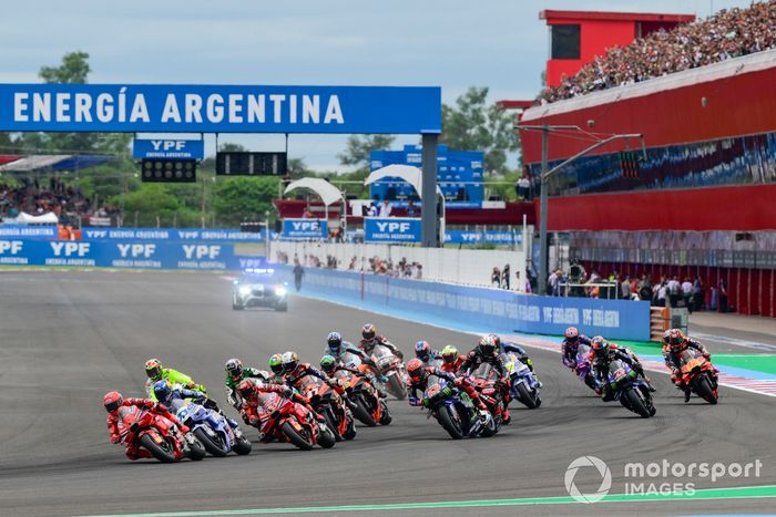 Marc Márquez, líder del equipo Ducati en la salida