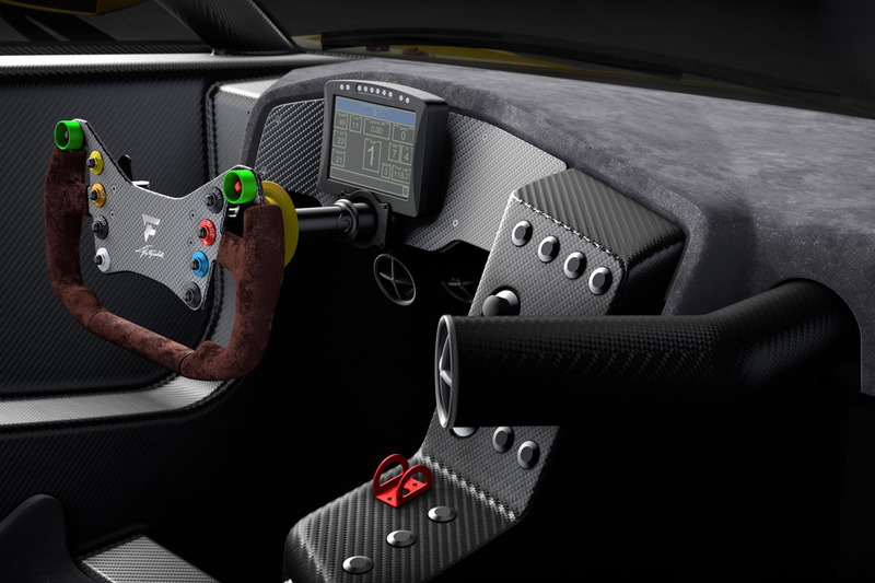 Кокпит Fittipaldi EF7 Vision Gran Turismo by Pininfarina