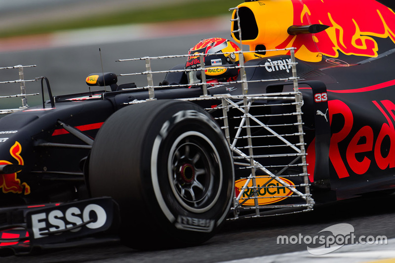 Макс Ферстаппен, Red Bull Racing RB13 із встановленим сенсорним обладнанням
