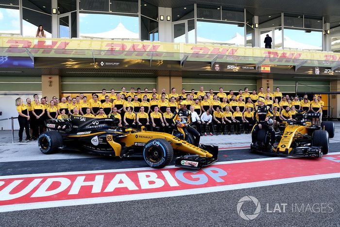 Carlos Sainz Jr., Renault Sport F1 Team y Nico Hulkenberg, Renault Sport F1 Team