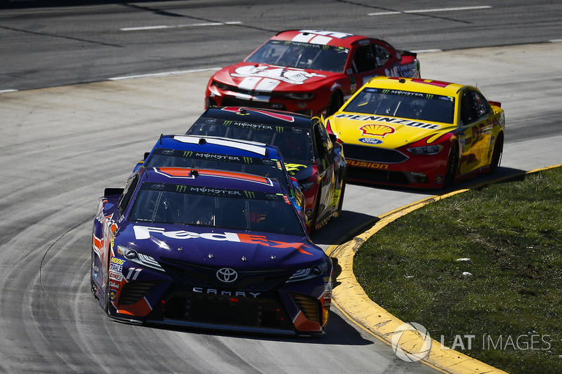 Denny Hamlin, Joe Gibbs Racing, Toyota Camry FedEx Ground