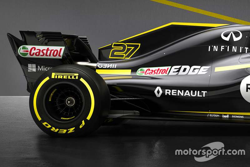 Detalle trasero del Renault F1 Team RS18