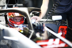 Kevin Magnussen, Haas F1 Team, in his cockpit