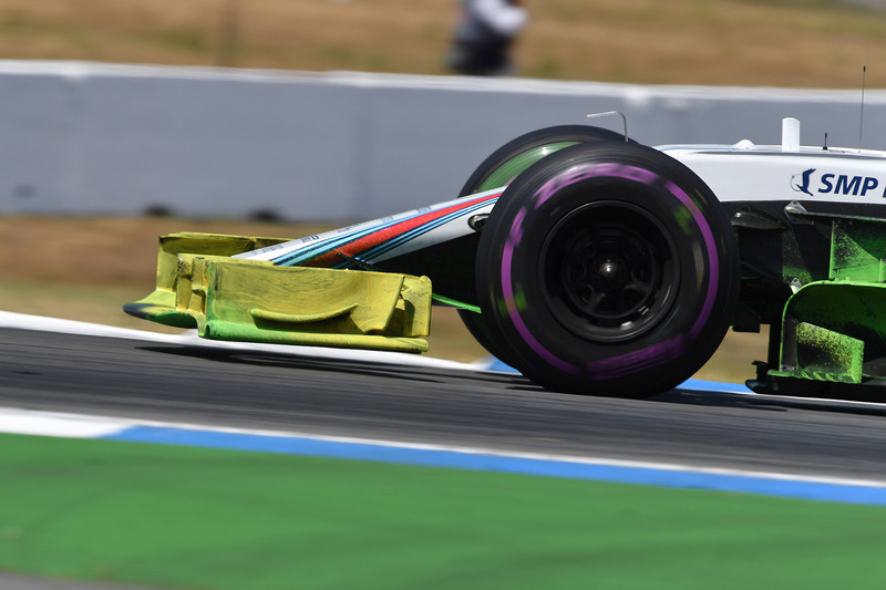Lance Stroll, Williams FW41 con parafina