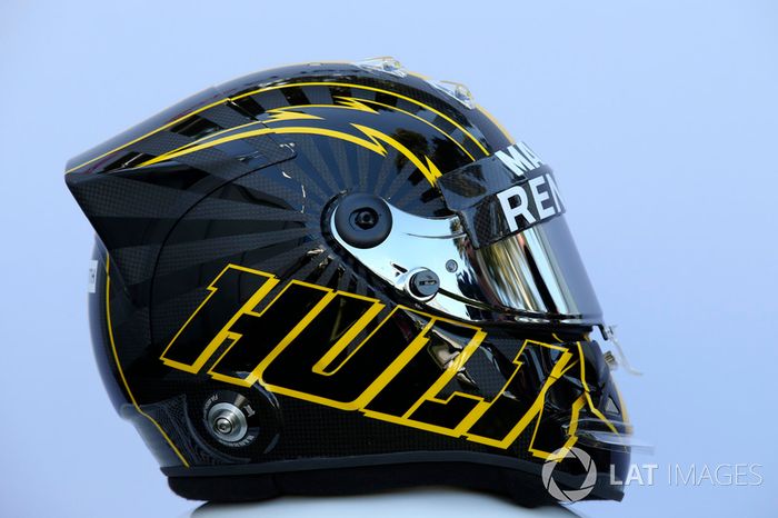 Casco de Nico Hulkenberg, Renault Sport F1 Team