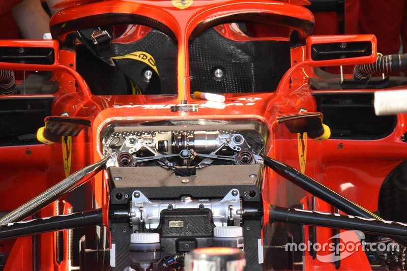 Ferrari SF71H ön süspansiyon detay