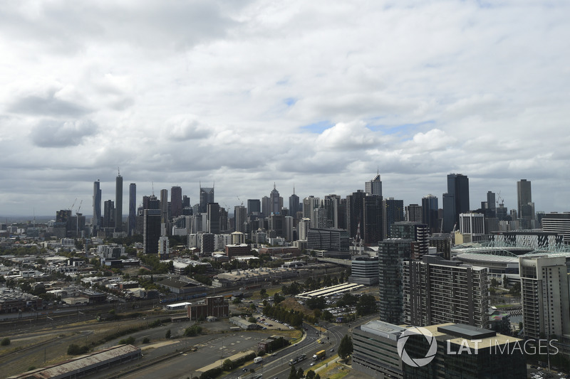 Melbourne şehir görünümü