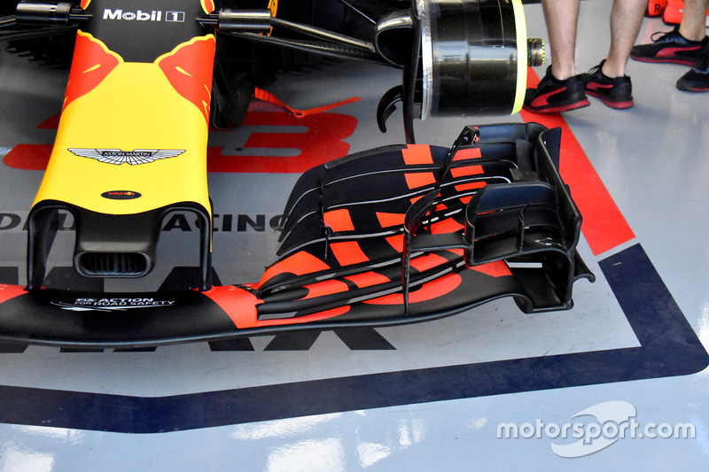 Alerón delantero de Max Verstappen, Red Bull Racing RB14
