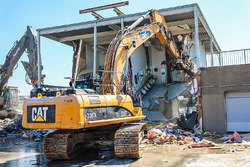 Paddock demolition
