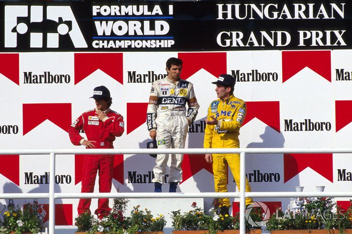 9. GP de Hungría 1987: Nelson Piquet (Williams) y Ayrton Senna (Lotus)