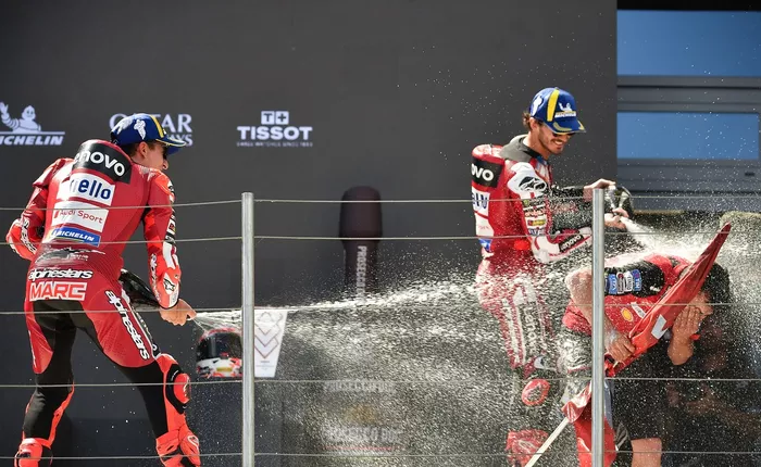 Francesco Bagnaia, Ducati Team, Marc Márquez, Ducati Team