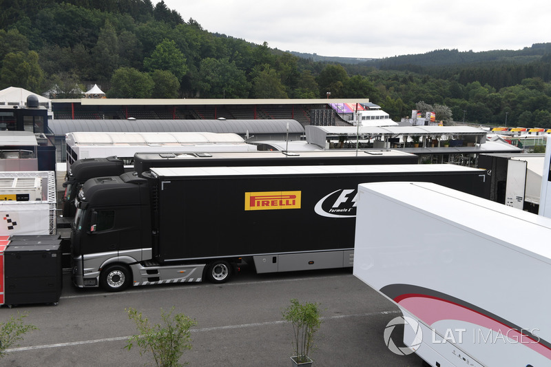 Trucks in the Paddock