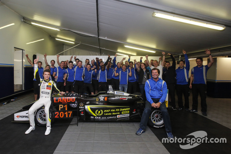 Lando Norris Champion de F3 Europe