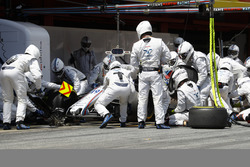 Felipe Massa, Williams FW40, au stand