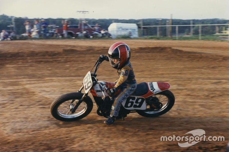 Nicky Hayden en dirt track