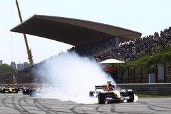 Rinus van Kalmthout, GP2 Dallara Evo, lastiklerini kitliyor