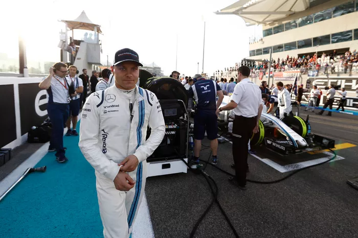 Valtteri Bottas, Williams,en la parrilla