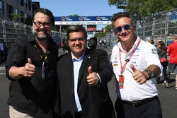 Denis Coderre, Mayor of Montreal, with Alejandro Agag, Formula E CEO