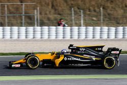 Jolyon Palmer, Renault Sport F1 Team RS17 running sensor equipment