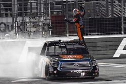 Race winner Christopher Bell, Kyle Busch Motorsports Toyota celebrate