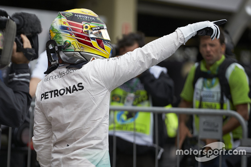 Lewis Hamilton, Mercedes AMG F1 celebra