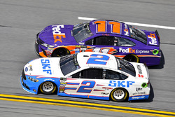 Brad Keselowski, Team Penske, Ford; Denny Hamlin, Joe Gibbs Racing, Toyota