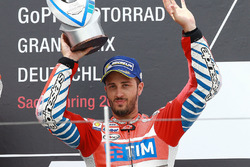 Подиум: третье место - Андреа Довициозо, Ducati Team