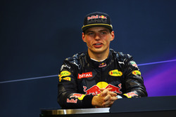 Max Verstappen, Red Bull Racing in the FIA Press Conference