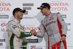 Podium: race winner Stoffel Vandoorne, Dandelion Racing, second place Andre Lotterer, Team Tom's