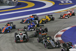 Sergio Perez, Sahara Force India F1 VJM09 alla partenza della gara