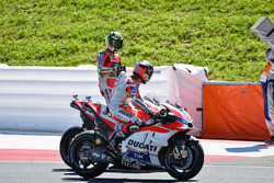 Победитель - Андреа Янноне, Ducati Team и второе место - Андреа Довициозо, Ducati Team