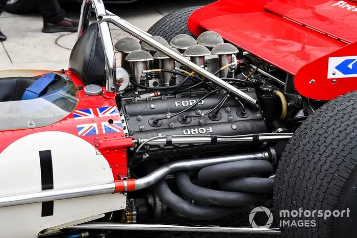 El motor Cosworth DFV del Lotus 49