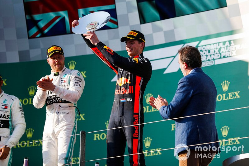 Podyum: 3. Max Verstappen, Red Bull Racing