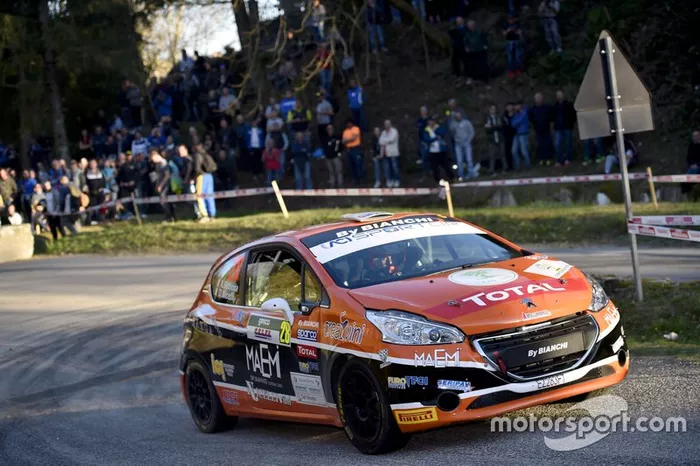 Davide Nicelli, Alessandro Mattioda, Peugeot 208 R2 #28, La Superba 