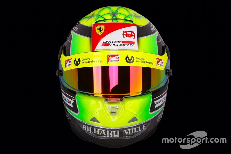 Il casco di Mick Schumacher, Prema Racing
