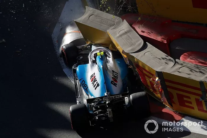 Choque de Robert Kubica, Williams